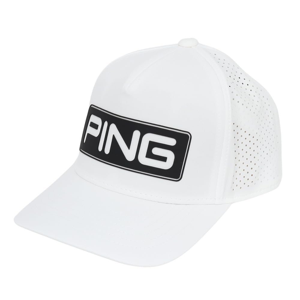 

PING Golf Water Repellent Tour Cap WH 38205 HW-T2501 (White/FF/Men s)