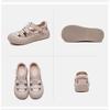 Johnature Comfortable Soft Sole Hollow-out Breathable Genuine Leather Leisure Sandals Versatile Women's Shoes