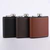 Retro Faux Leather Stainless Steel Hip Flask