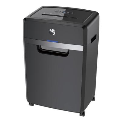 Електричний шредер HP для комерційного використання Для тихої роботи 55 дБ Гарантія 18 місяців Мікрорізка 2x15 мм Одночасне подрібнення 18 аркушів Офіс Дім Безперервний
