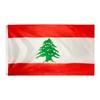 Grote Libanon Libanese Vlag 90x150cm Libanese Vlag 3x5FT Libanese Wereldlandenvlaggen Polyester Republiek Libanon Vlag