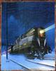 E1Krouterebs Pennsylvania Railroad Nachtzug Metallblechschild Hängendes Retro-Schild Küchenwandposter Café Bar Pub Man Cave Kunst