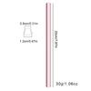 4Pcs Reusable Glass Boba Straws Glass Drinking Straws Wide Clear Straws 12mm Clear Smoothie Straws for Bubble Tea Milkshakes