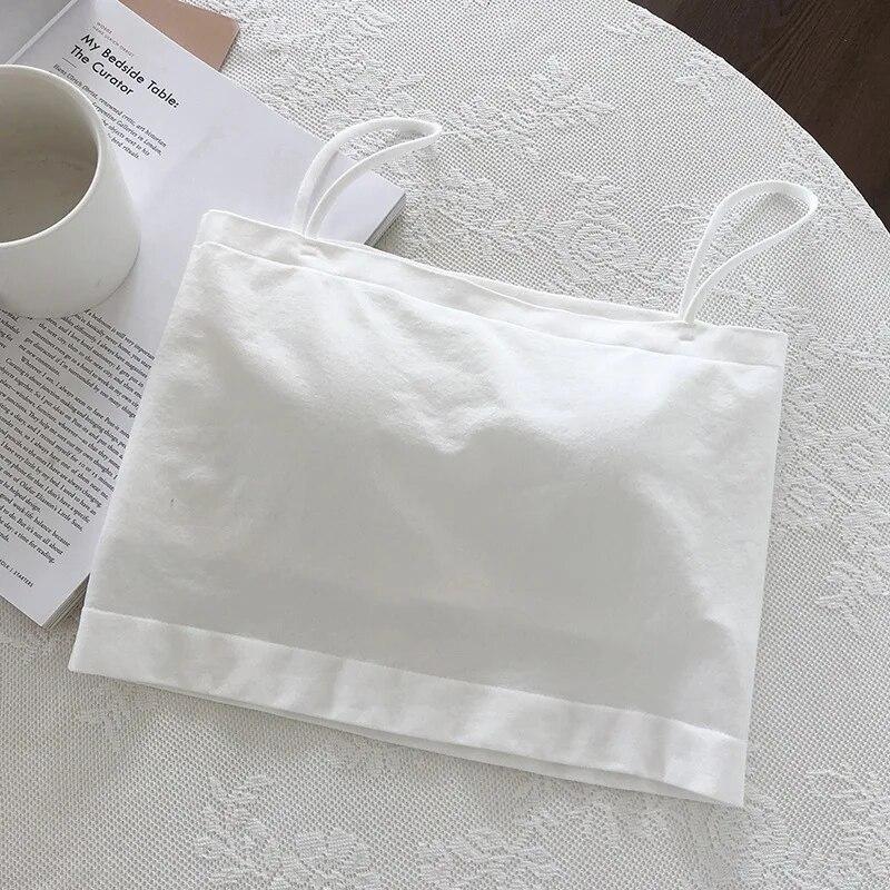 

Женские топы на бретелях, черные, красивые, с открытым пупком, удобная майка с мягкой подкладкой One Size