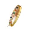 New Style Light Luxury Micro-color Zirconium Bracelet High European and American Hand Jewelry for Women