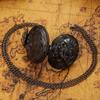 2 pezzi/set, Orologi da tasca da donna, Classico alla moda Babbo Natale Renna Orologio da tasca al quarzo, Collana a catena moda natalizia vintage Orologio da donna.
