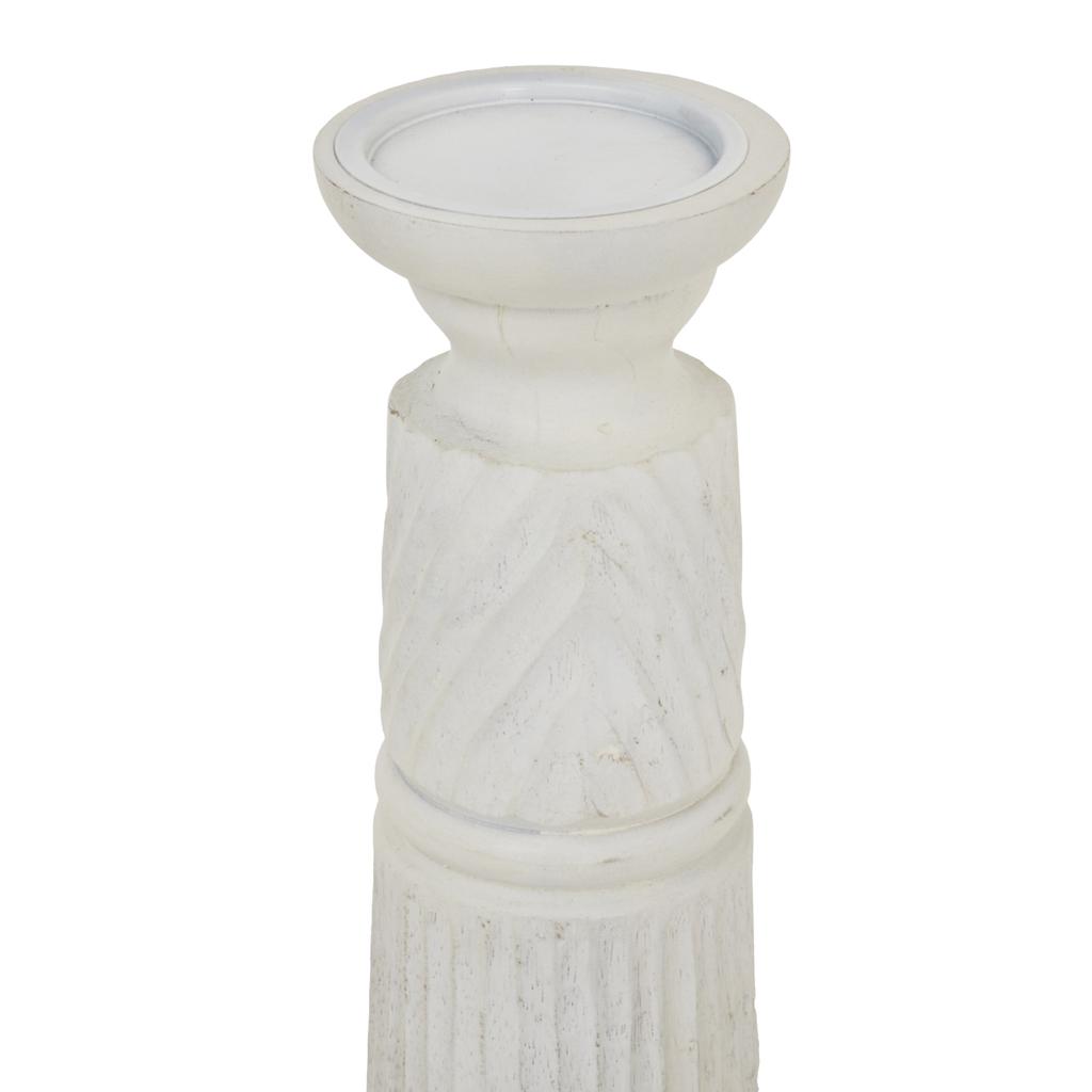 Hill Interiors Carved Candle Holder
