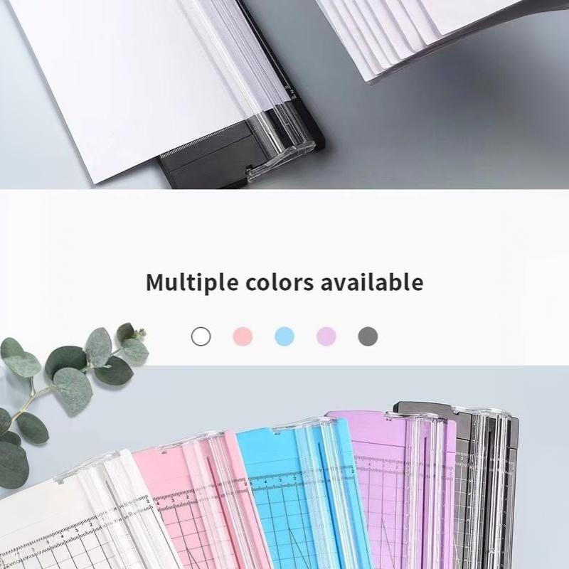 Double Sided Cutting A4 Paper Cutter Small Mini Paper Cutter Student Hand Made Ledger Cutting Photo