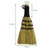 Morikuru Small Grass Broom, 20cm, Tabletop/Desktop/Hand Broom, SG Wonder Zone TK06-01, Black