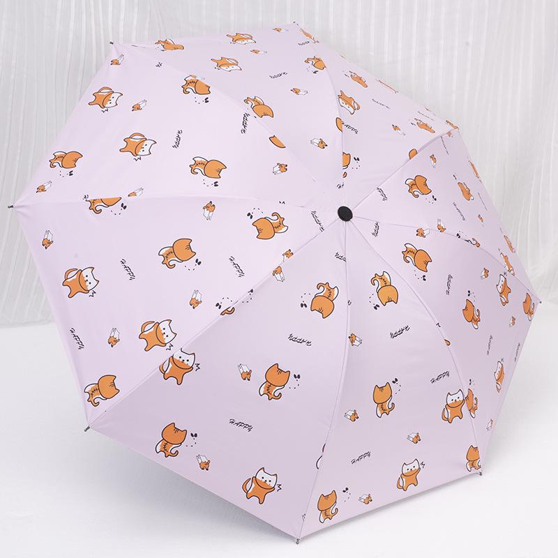 

Солнцезащитный козырек с логотипом на заказ, мультяшный складной зонт - двойного назначения, защита от УФ-лучей, для дождя или солнца