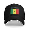 Sun Baseball Cap Senegal Flag  Print Trucker Hat Hot Sale Stylish Hiking Fishing Snapback Cap