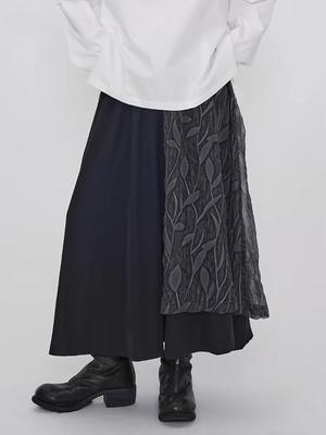 Patchwork Jacquard Mesh Pant GMM1211