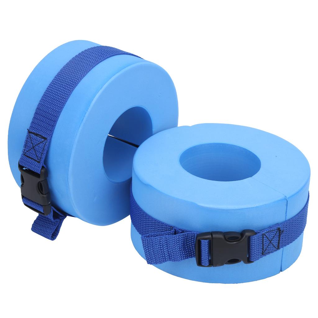 2pcs EVA Swim Cuffs Water Aerobics Float Ring Ankles Arms Belts with Quick Release Buckle