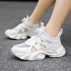 Kids Sports Sandals with Rotating Button Children White Shoes for School Students 2025 New Boys Girls Running Shoes Casual Soft