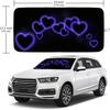 1Pcs Foldable Visor Pattern Windshield Sunshade UV Rays Heat Blocker Keeps Vehicle Cool Unique Design Fit Sedans SUVs Trucks RVs