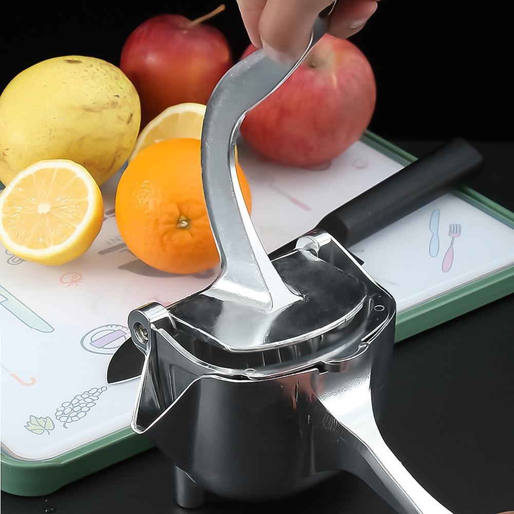 Household Aluminum Alloy Manual Juicer Fruit Manual Juicer Lemon Orange Juicer Mini Kitchen Filter Juicer Squeezing Tools