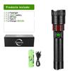 High Power 10000mAh  LED Flashlights Type-C Rechargeable LED Torch  5000M Ultra Powerful Flashlight Outdoor
