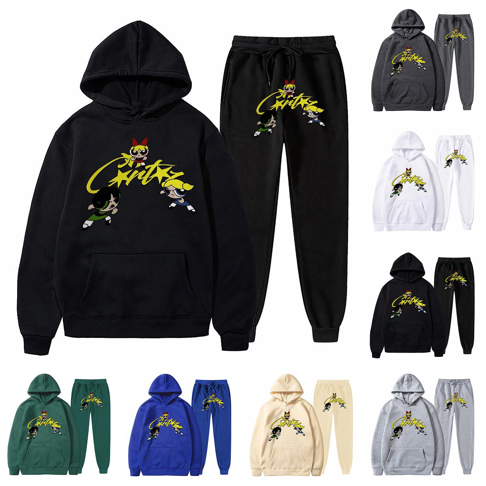 

Женский плюшевый свободный пуловер с длинными рукавами, буквенным принтом и толстовкой из веревки