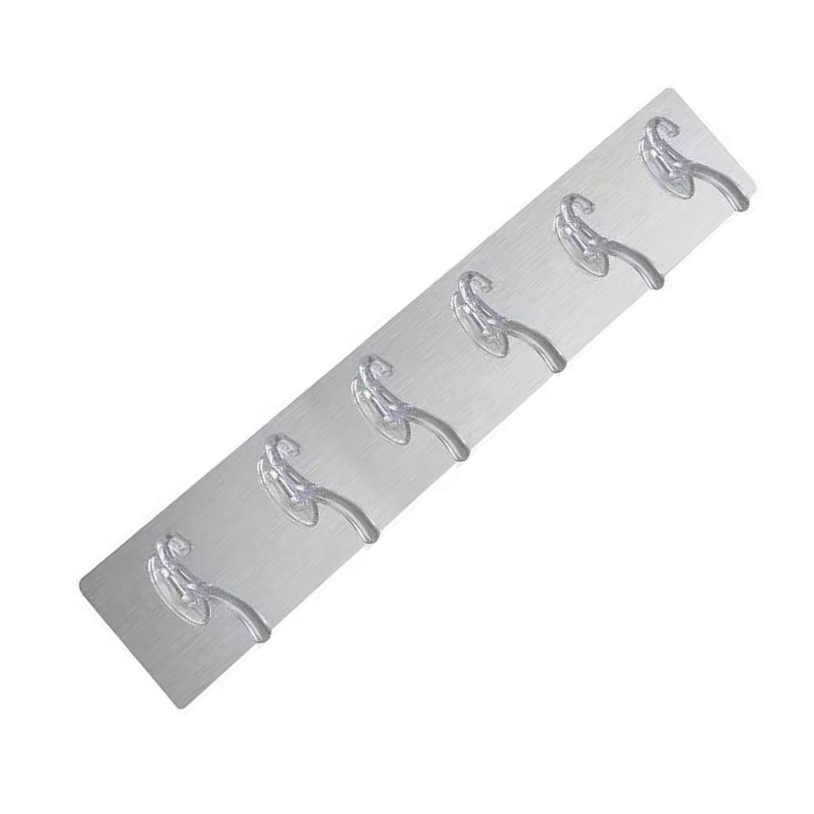 

Длинный крючок на липучке, настенный, без сверления, не оставляющий следов, с сильным клеем, из прозрачного акрила, для кухни, ванной комнаты