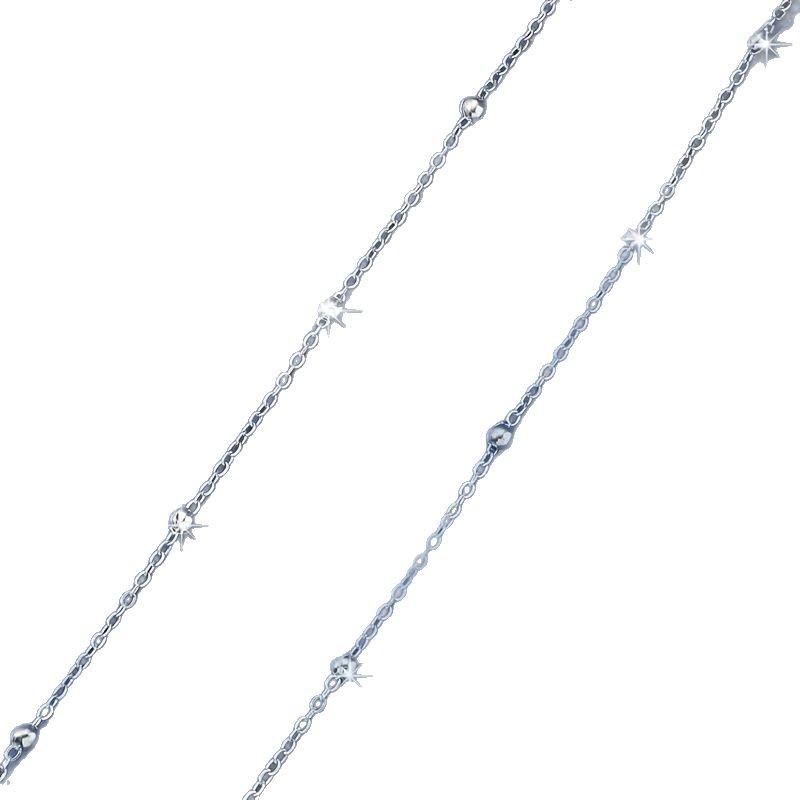 Accessories, fashion street photography versatile peach heart body chain women, simple round bead chain waist chain