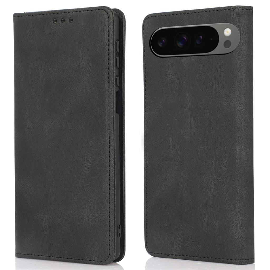 For Google Pixel 10 Pro XL/Pixel 9 Pro XL Case Wallet Magnetic Closing Leather Flip Phone Cover
