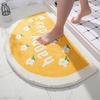 Soft Floor Mats Small Fresh Text Flowers Rugs Entrance Carpet Bedroom Toilet Bathroom Door Absorbent Non-Slip Foot Pad