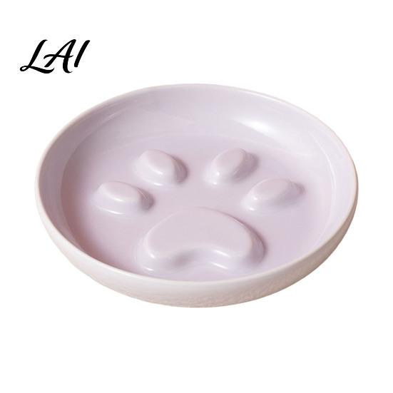 Slow Eating Pet Dish Ceramic Feeder Bowl Feeding Dog Prevents Non Tip Bowl Choking And Vomiting Food for Cats Dogs
