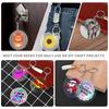 A84E-For DIY Crafts, Sublimation, And Keychain Projects 18Pcs Versatile Acrylic Ornament Blanks(5Cm/7.5Cm/10Cm)