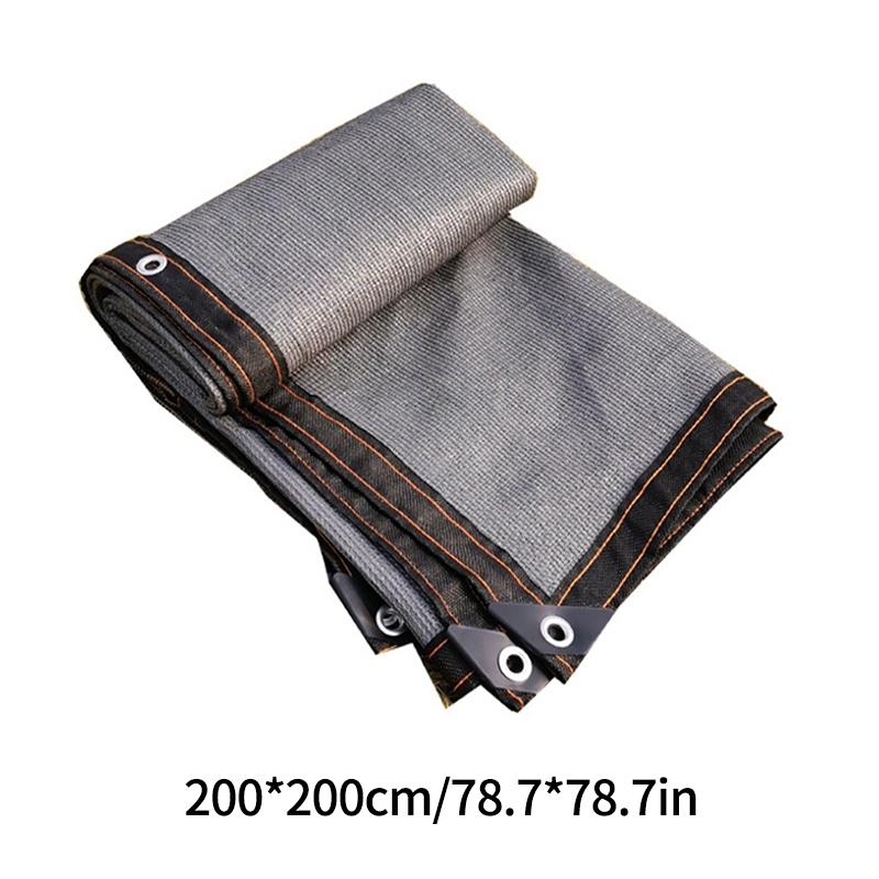 85% UV Block Sun Shade Cloth, Silver Gray Shade Net Awningfor Patio Garden Balcony Heat Reflective Breathable Shading Net as show