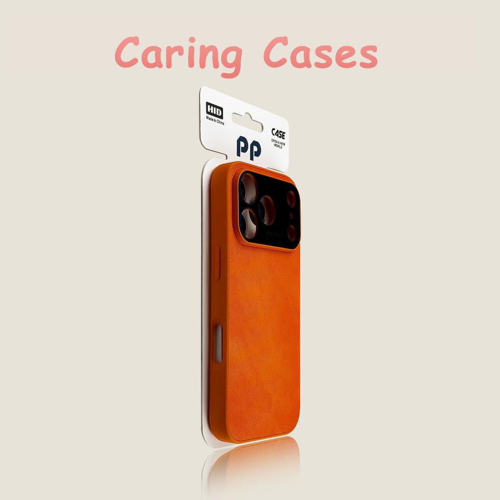 for iPhone 17 Pro Max Case Khaki Large Window Denim Apple Design Shockproof Full Cover compatible with iPhone 16 15 14