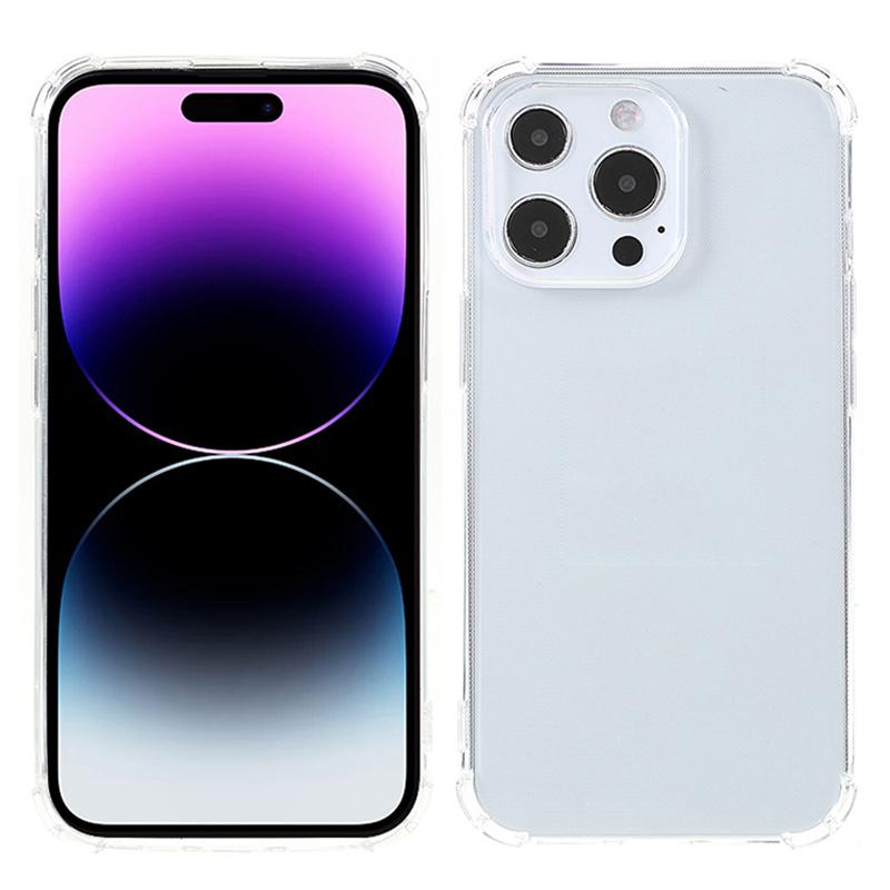 

Transparent Shell for iPhone 15 Pro TPU Protective Case Four Corners Drop Resistant Phone Cover A