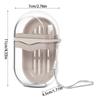 Elegant Transportable Soap Container For Travel Protective Plan With Air Openings Small Bathroom Accessories
