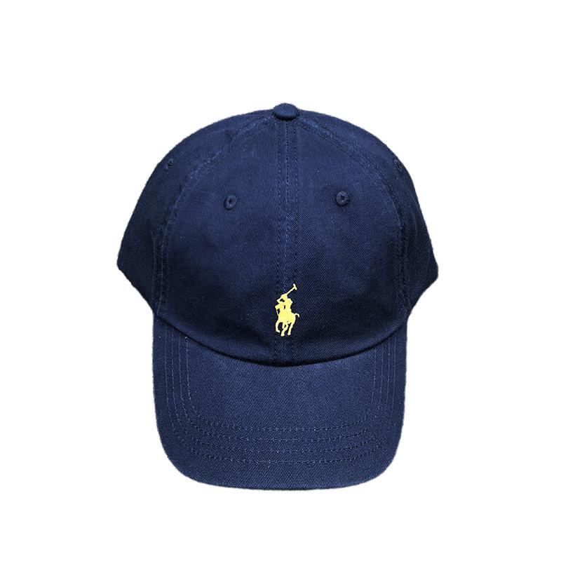 Gorra de Béisbol Polo Ralph Gray RL con Bordado de Logo de Caballo Pequeño - Sombrero de Copa Suave Unisex