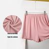 Damen High Waist Bambus Baumwolle Rüschenshorts - Übergröße, Lässig, Weites Bein, Sommerbekleidung