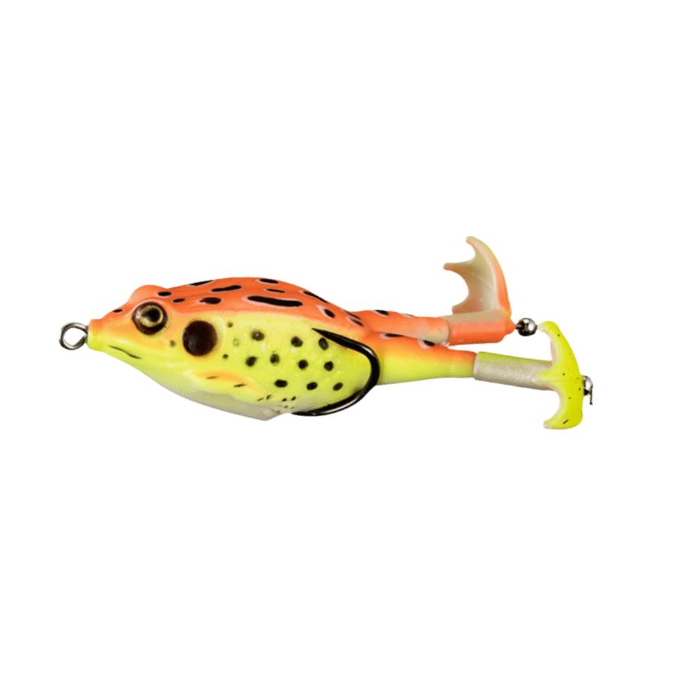 Floating Bait Frog Lure Double Propellers Soft Frog Lure Bass Fishing Lures  Bass Fishing