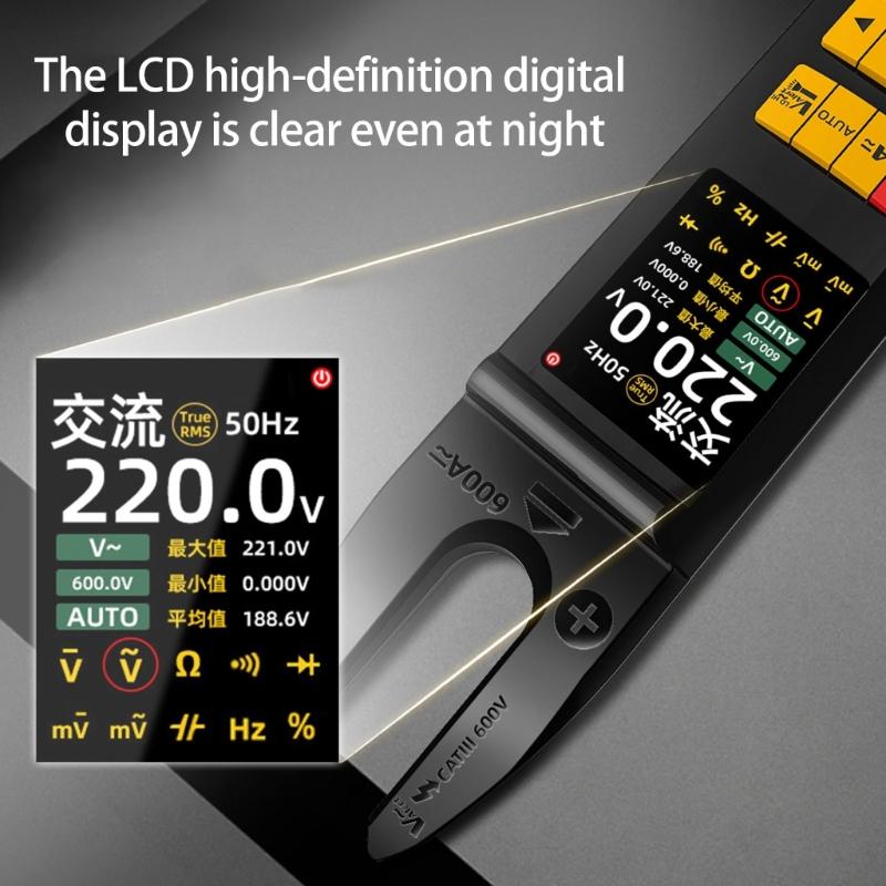 Electrical Digital Clamp Tester for Current Voltage Capacitance Resistance Measurement Capacitance Resistance Multimeter