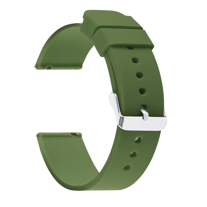 Uhr Armband 18mm Silikonband Uhr Topsic Schnellverschluss Armband für Samsung Galaxy Universelles Armband 20/22mm Zubehör