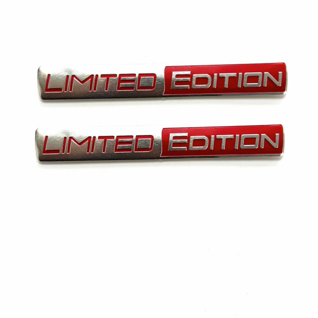 Limited Edition Emblem 3D Aluminum Alloy Badges Decal Sticker Auto Racing Sport O8Emblem for Rear Trunk Side Fender Car Motorcycle