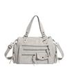 Stilvolle Wildleder Reisetasche Damen Mehrzweck-Tragetasche mit verstellbarem Schultergurt und Modischem Design