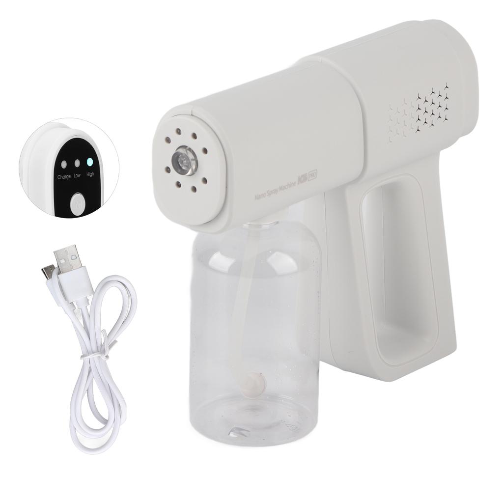 Handheld Nanometer Cleaning Sprayer USB Rechargeable Cordless Multifunctional Fine Mist Sprayer 380m