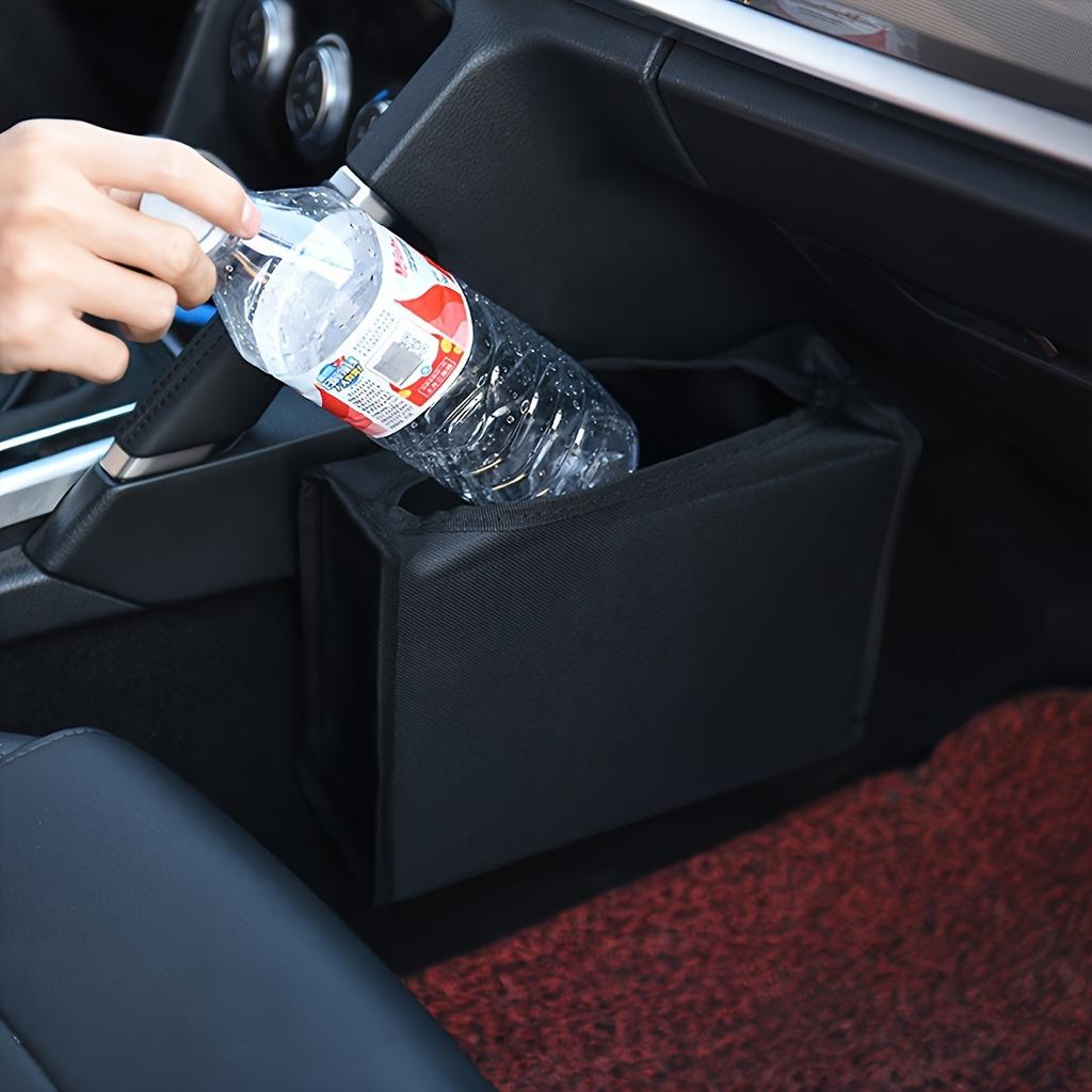 Black car-mounted garbage bin, multi-functional car-mounted storage bag, car storage box, car storage container