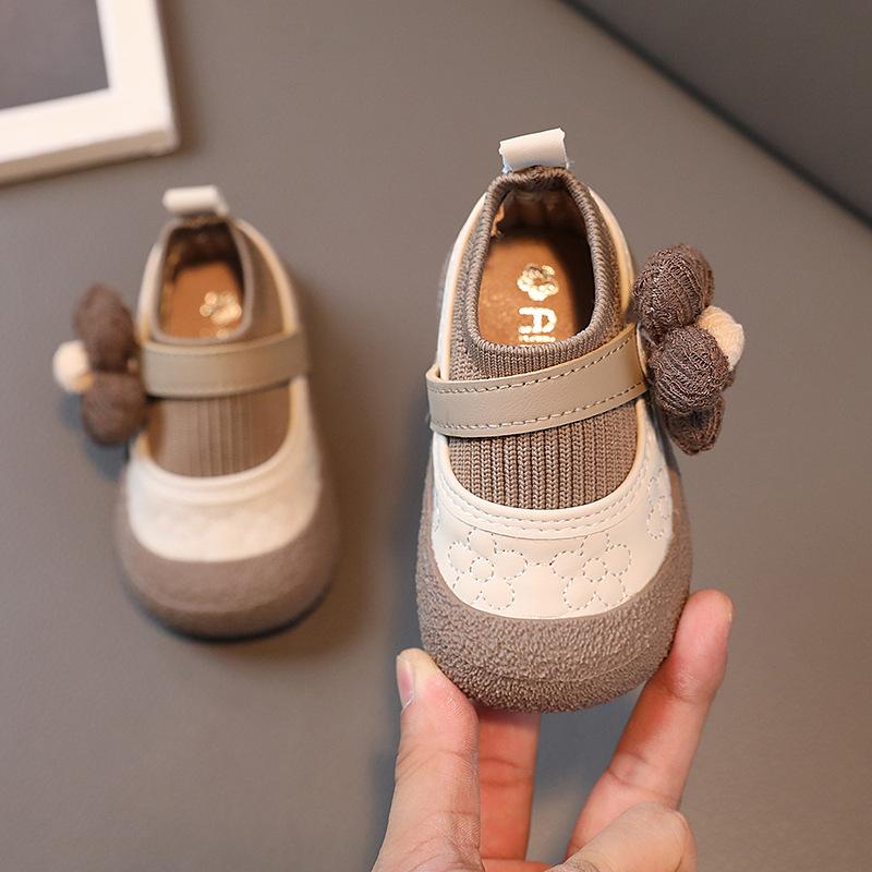Botas Warm Girl Snow Boot Autumn Winter New 2025 Anti Slip Embroidered Leather Boot Retro Infant Princess Shoe Baby Walking Shoe