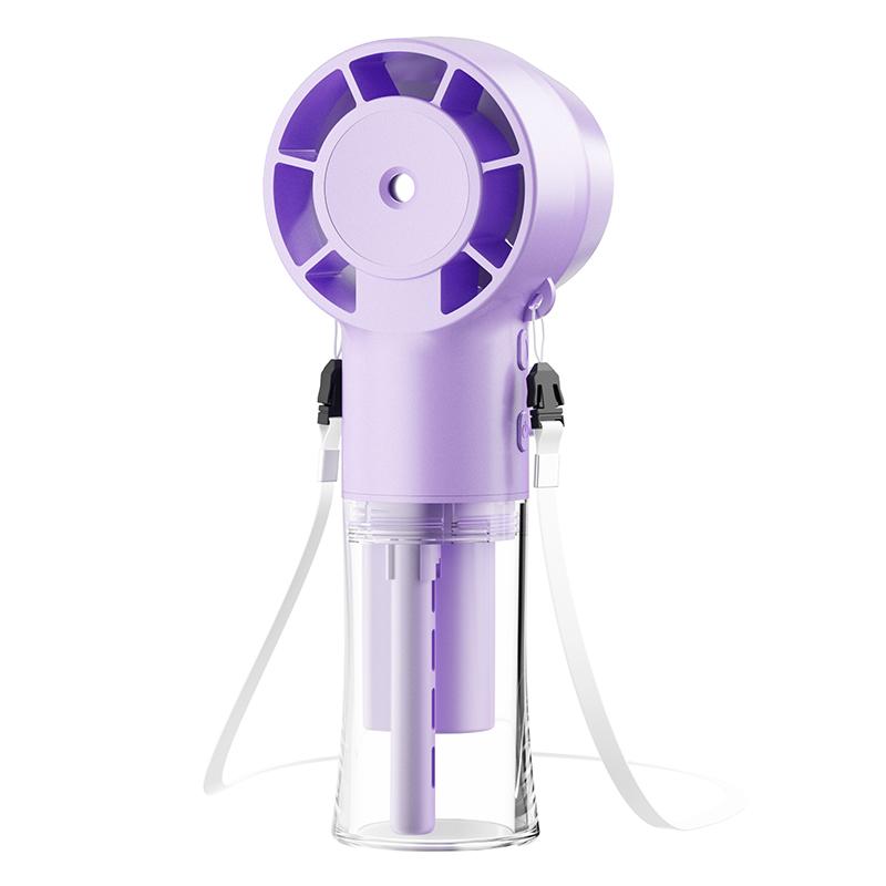 Portable Mini Humidifier Fan USB Handheld Water Mist Fan Rechargeable Personal Spray Fan Mini Hand Small Fan for Outdoor Travel