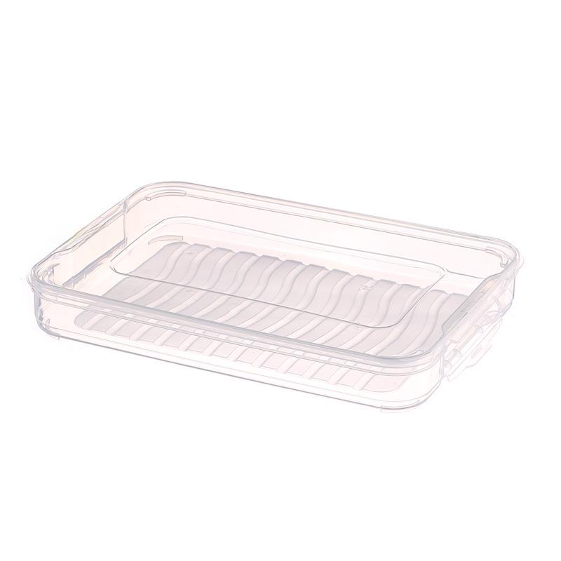 Transparent Stackable Food-Grade Storage Box for Dumplings, Eggs, and Wontons In Freezer or Refrigerator