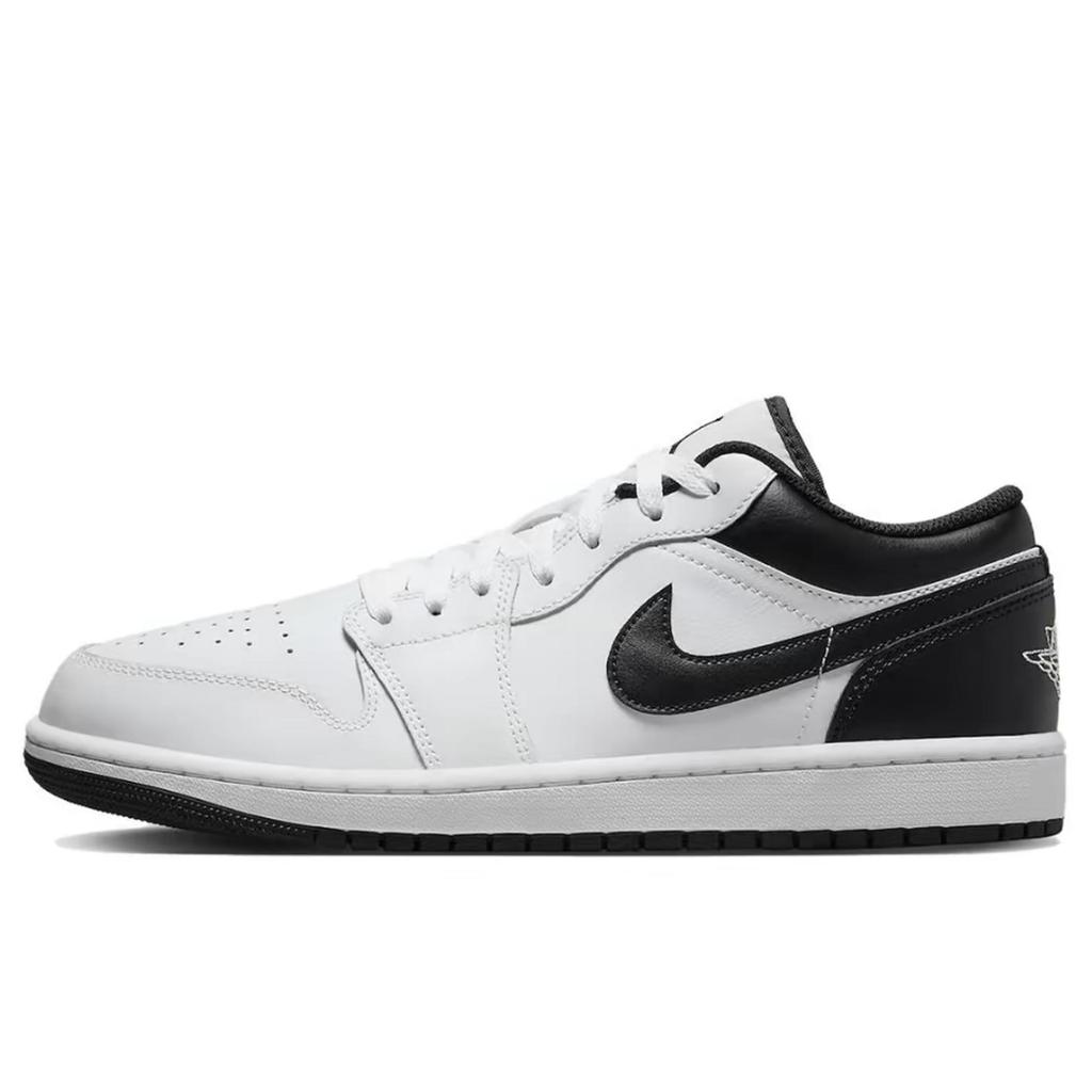Jordan Air Jordan 1 Cushioning Low Top Vintage Basketball Shoes Men's Black Brown 553558-132(Team349-2.0)