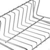 Compact Dish Drying Rack Stainless Steel Organizer for Kitchen and Dining