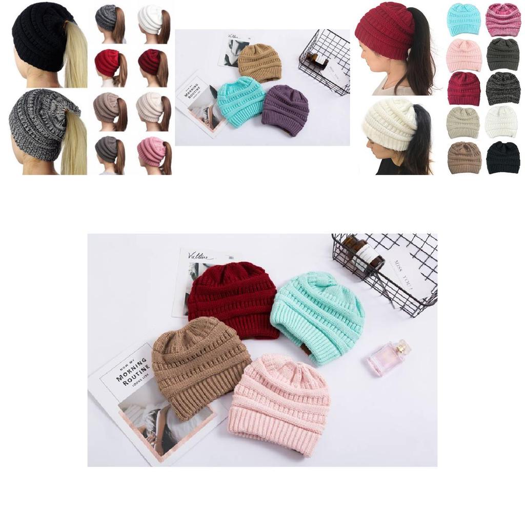 Stylish Women's Knit Beanie Hat For Winter Spring And Fall In Various Colors