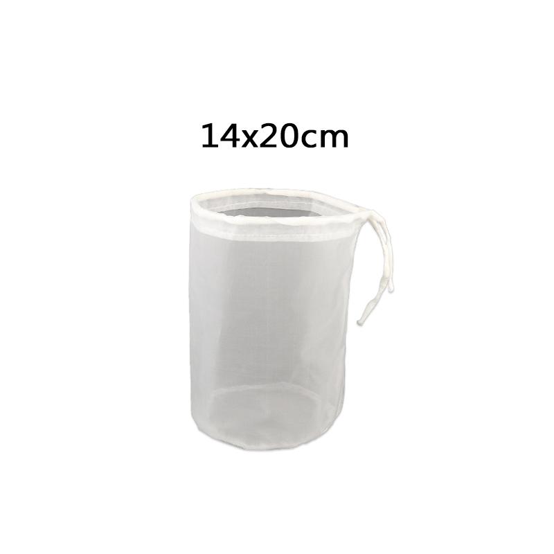 Brewing Filter Bag 120 Mesh Cylinder Shape Grain Brew Bag Nylon Straining Brew Bag for Beer Wine Making Food Grade Bucket Filter