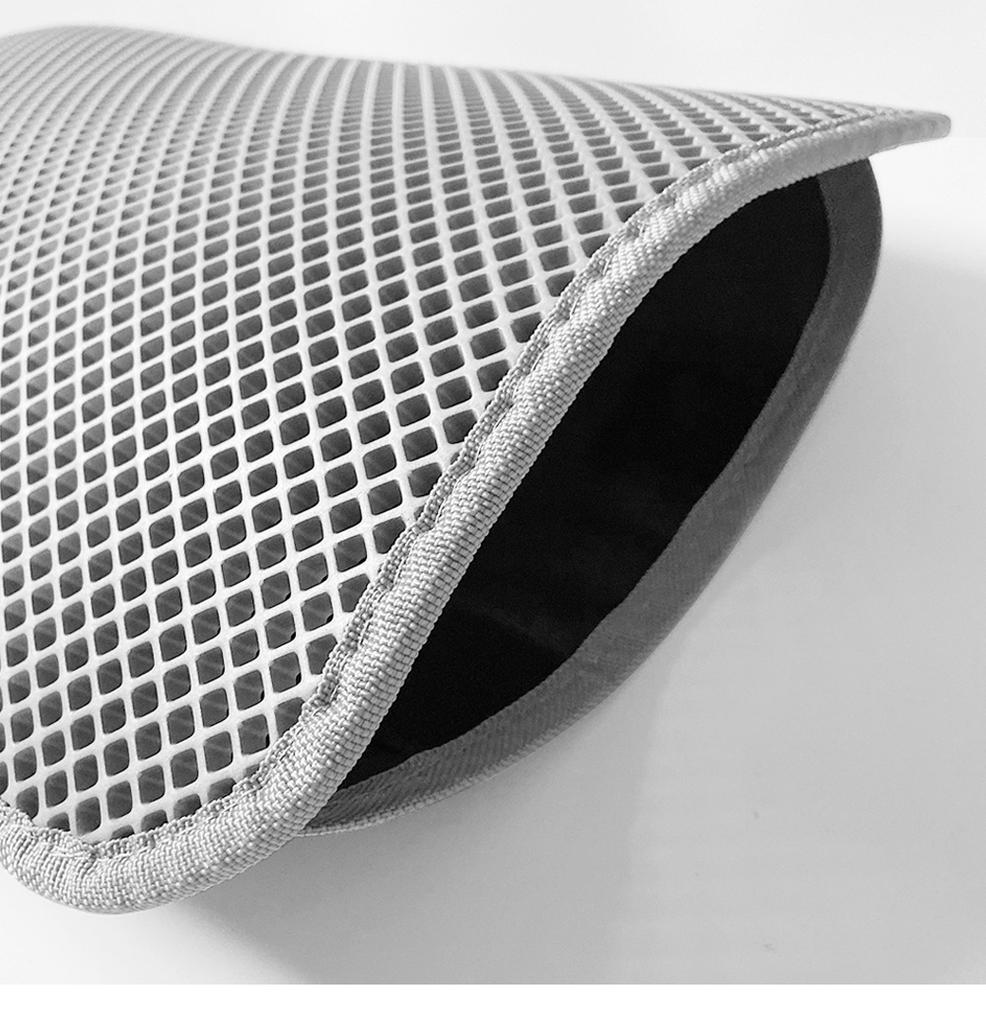 Mata pod kuwetę dla kota Wodoodporna Dwuwarstwowa Mata pod kuwetę dla zwierząt Domowe WC Mata dla kota Antypoślizgowa Piasek Mata Zmywalna Zwierzę Domowe Czystość