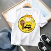 Snoopys Child Short Sleeve Tshirt Boys Girls Summer Casual Round Neck Tops Anime Character Print Pullover Kids Birthday Gifts